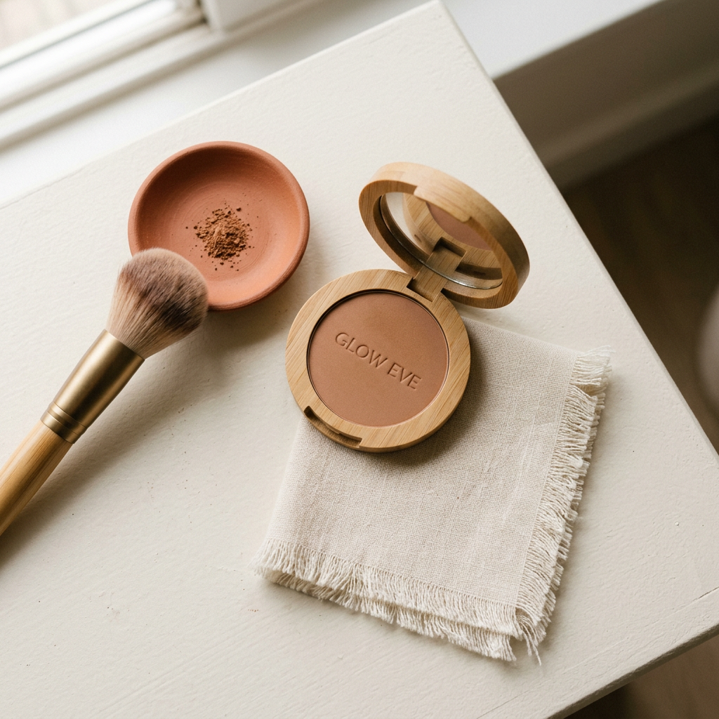 Glow Eve Bronzer — Refillable Bamboo Compact