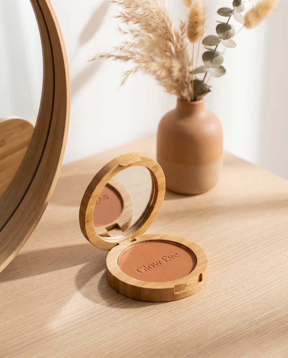 Glow Eve Bronzer — Refillable Bamboo Compact