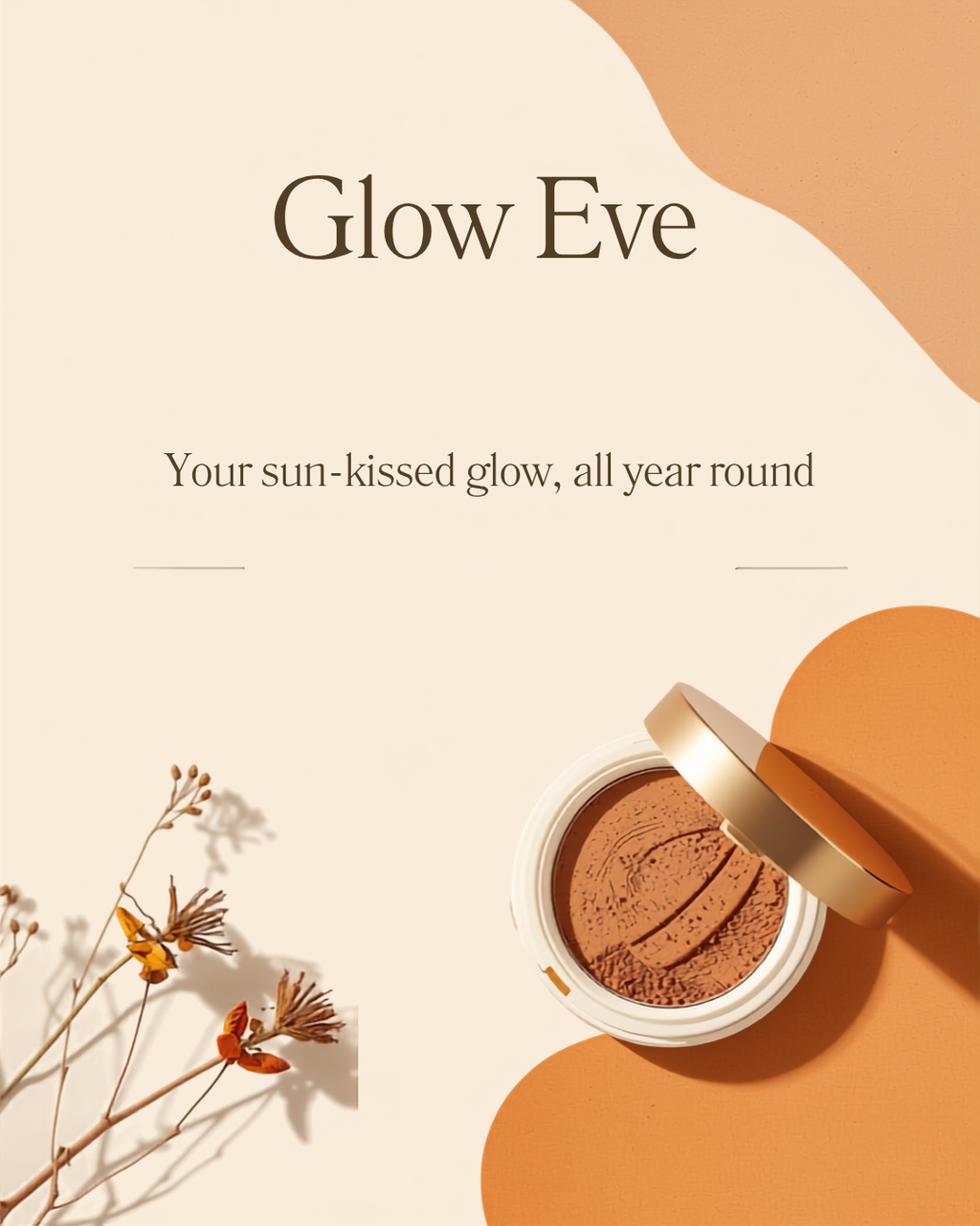 Glow Eve Bronzer — Refillable Bamboo Compact