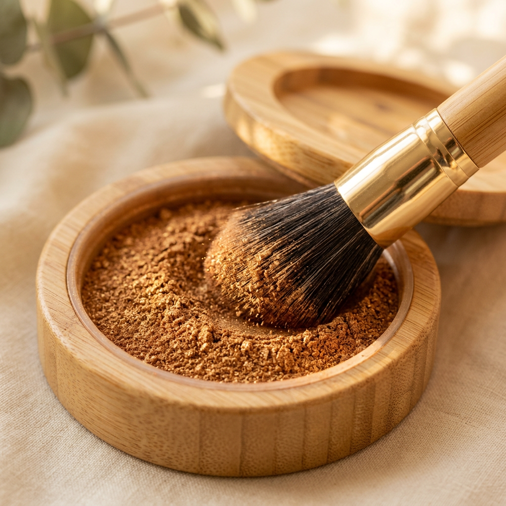 Glow Eve Bronzer — Refillable Bamboo Compact